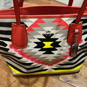 Coach Tribal Tote Bag